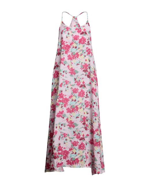 Xacus Pink Midi-Kleid