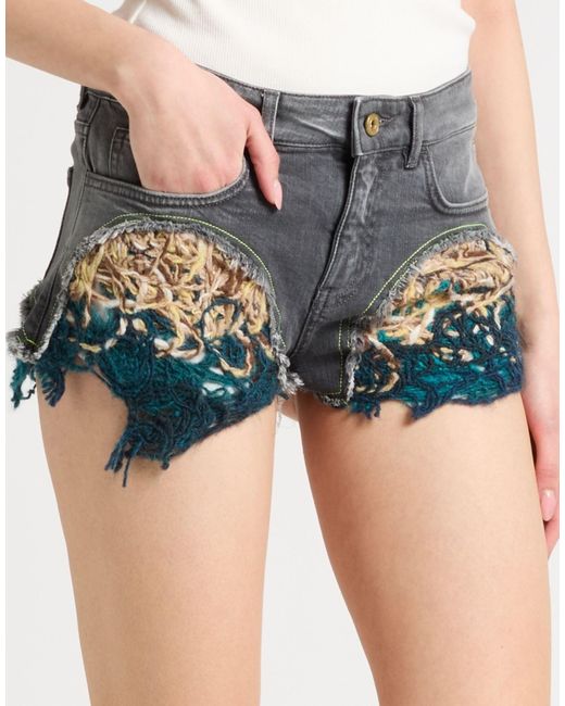 VITELLI Gray Denim Shorts