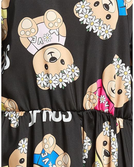 5 PROGRESS Black Mini Dress Polyester