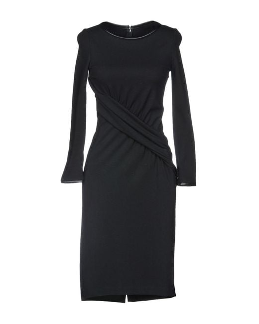 Emporio Armani Black Midi Dress