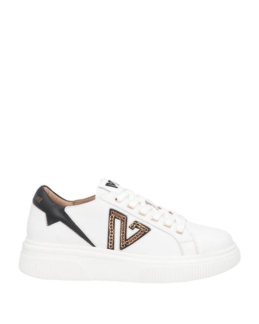 Emanuélle Vee White Sneakers Leather