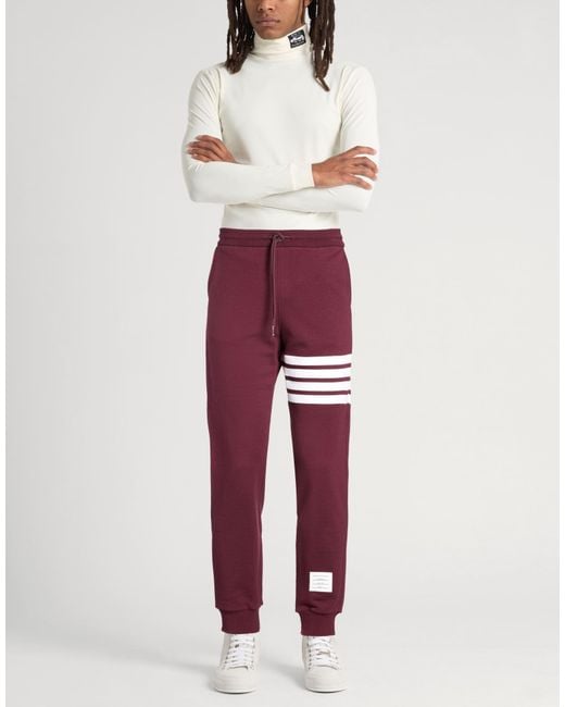 Thom Browne Red Pants for men