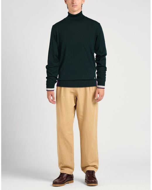 Manuel Ritz Green Turtleneck for men