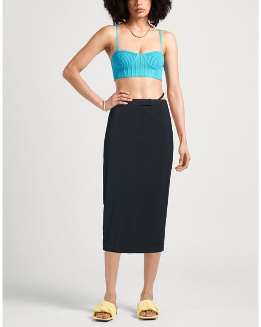 Alexander Wang Black Midi Skirt