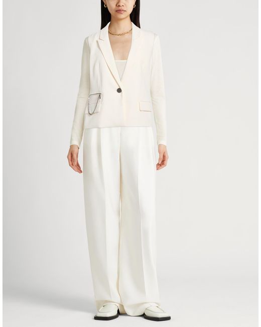ARMANI EXCHANGE White Tailored Vests