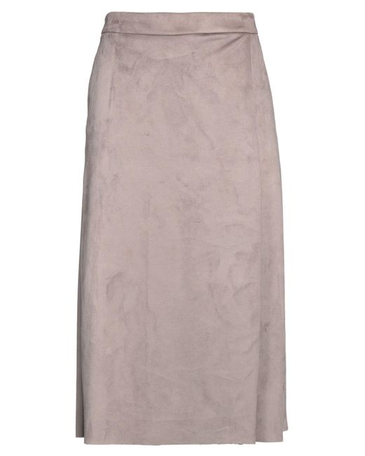 Elena Miro Gray Midi Skirt