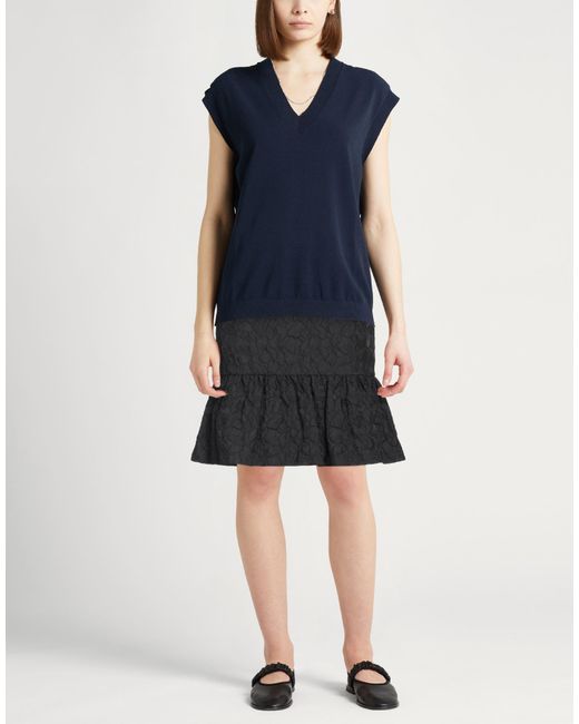 Akris Black Midi Skirt Polyester, Polyamide, Polyurethane