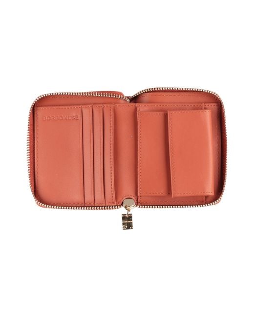 Borbonese Orange Brieftasche