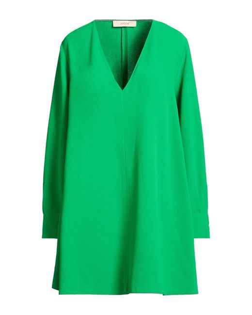Jucca Green Mini Dress Polyester