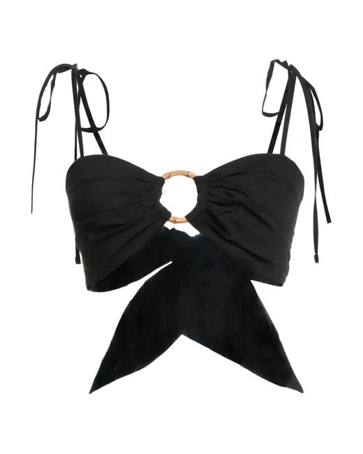Jijil Black Top Cotton, Polyamide, Elastane