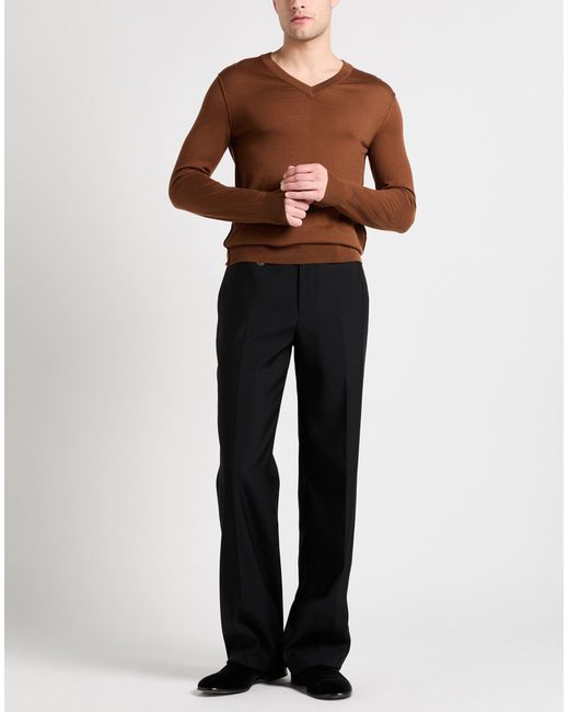Dolce & Gabbana Brown Sweater Cashmere for men