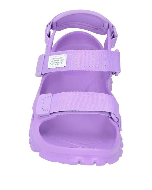 Suicoke Purple Sandals for men