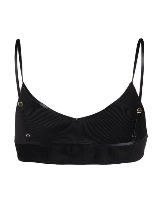 DONNI. Black Top Cotton, Modal, Elastane