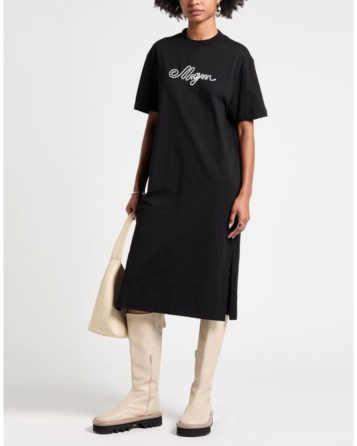 MSGM Black Midi Dresses