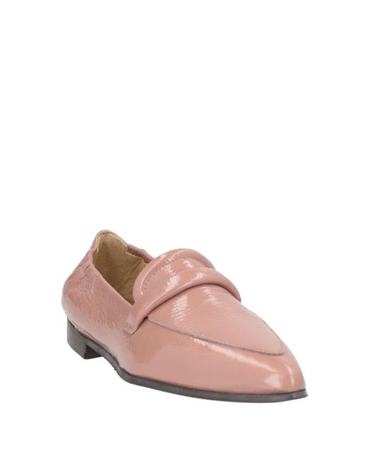 Garlani Pink Loafers Leather