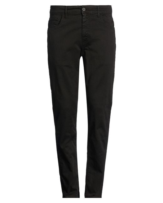 Lyle & Scott Black Pants Cotton, Elastane for men