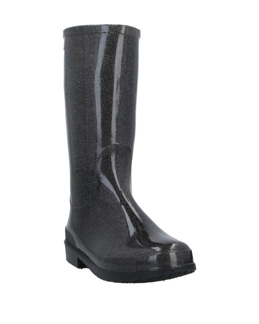 Testoni Black Boot Rubber