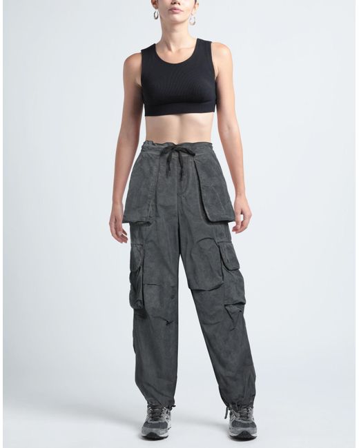 A PAPER KID Gray Pants