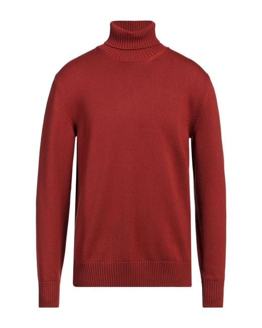 Altea Red Turtleneck for men