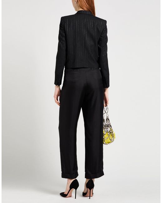 Lardini Black Blazer Wool, Polyester