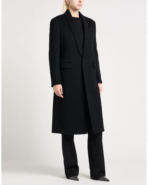 Céline Black Coat Wool