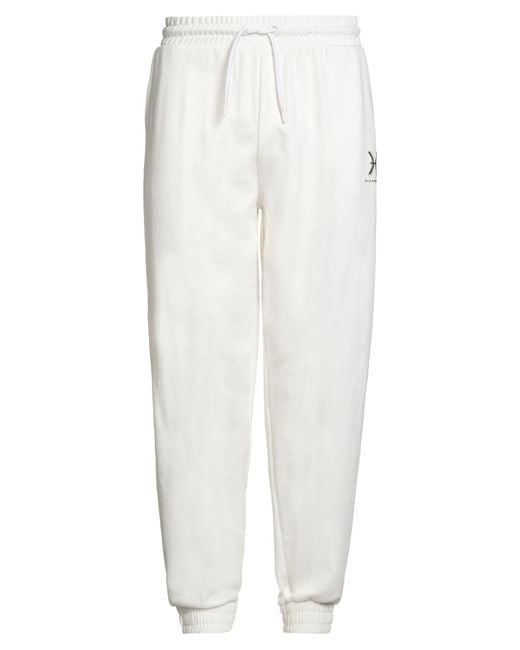 Richmond X White Pants Cotton, Polyester for men