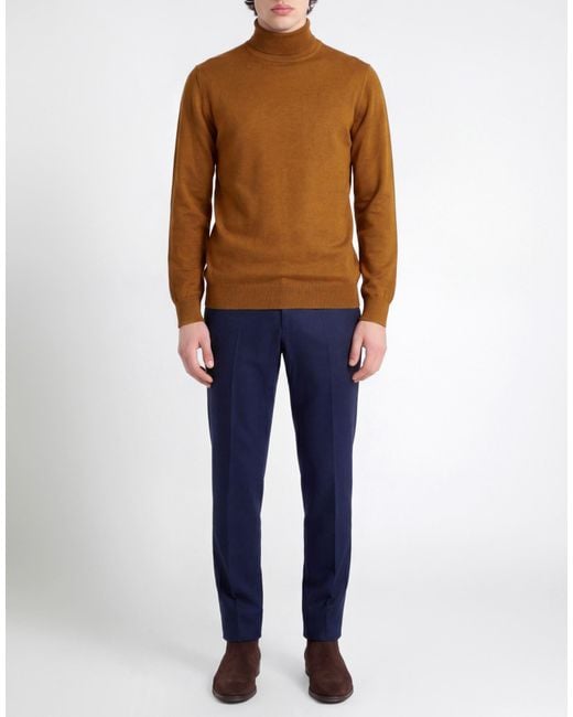 Gran Sasso Brown Turtlenecks for men