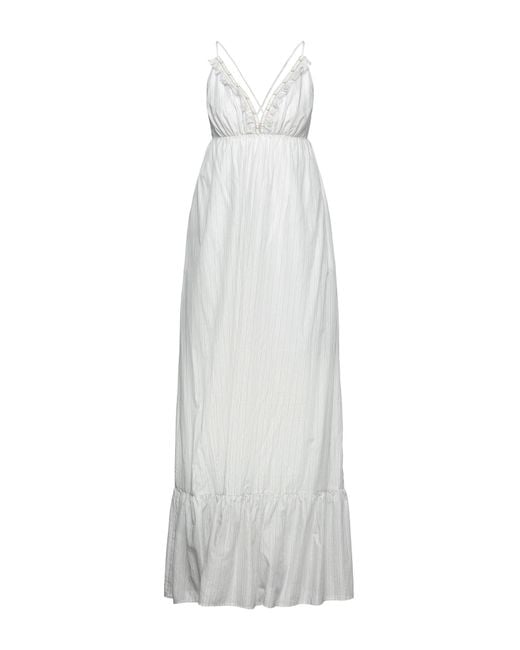 Manila Grace White Maxi Dress