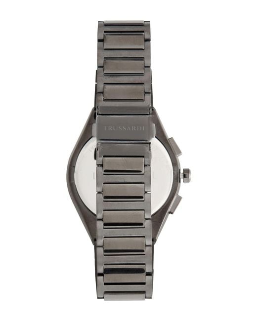Trussardi Gray Wrist Watch for men