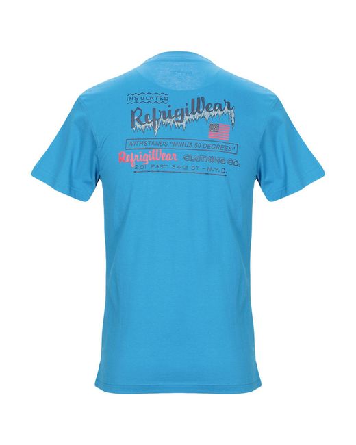 Refrigiwear Blue T-shirt for men