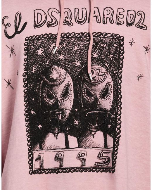 DSquared² Pink Sweatshirt for men