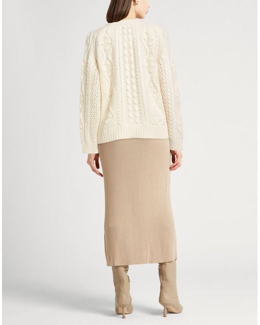 Erika Cavallini Semi Couture Natural Pullover