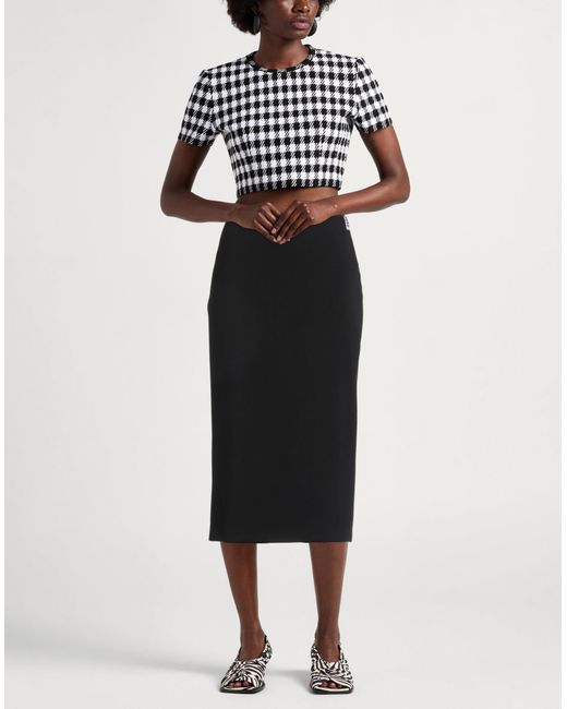 Ottod'Ame Black Midi Skirt