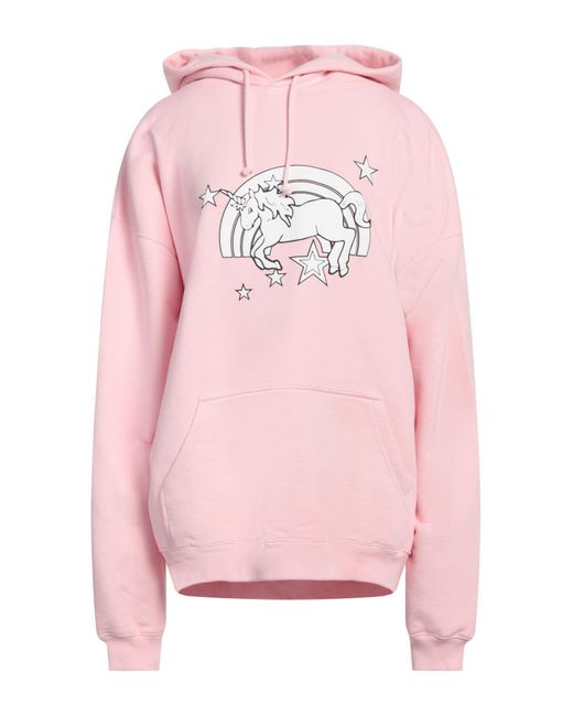 Vetements Pink Sweatshirt Cotton, Polyester