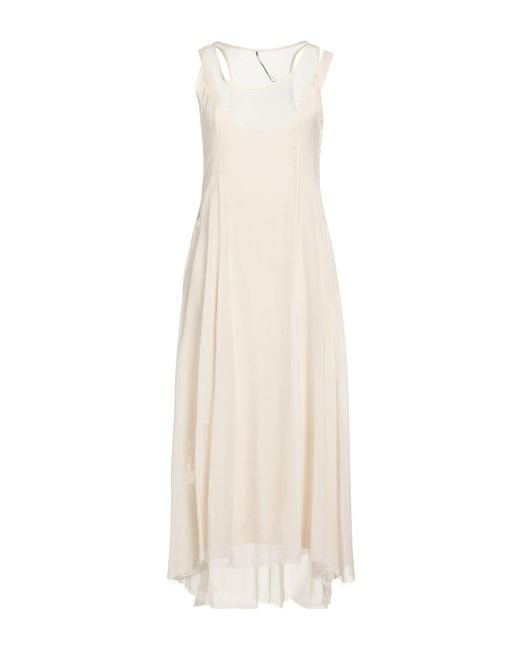 Masnada White Midi Dress