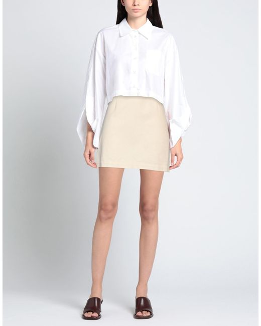 Grifoni Natural Mini Skirt