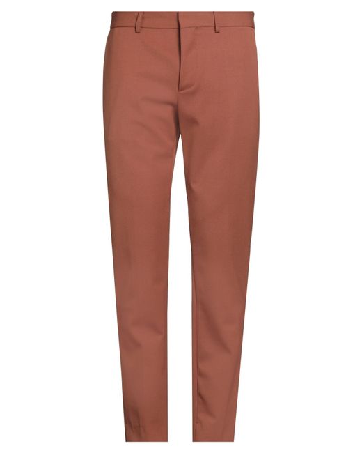 Grifoni Red Pants Polyester, Virgin Wool, Elastane for men
