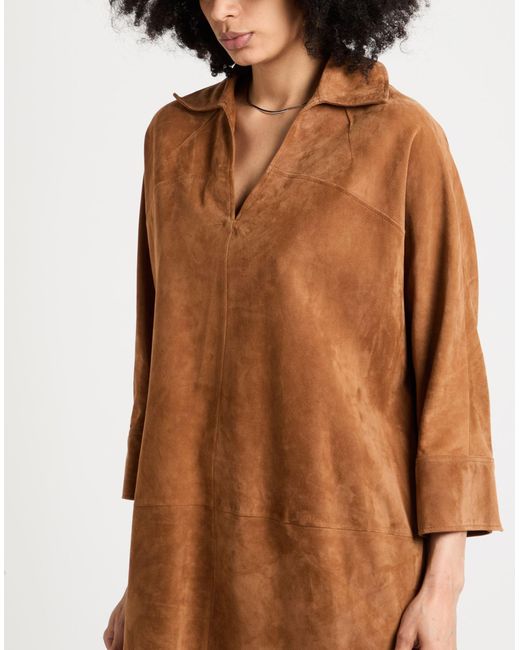 Minivestido Arma de color Brown