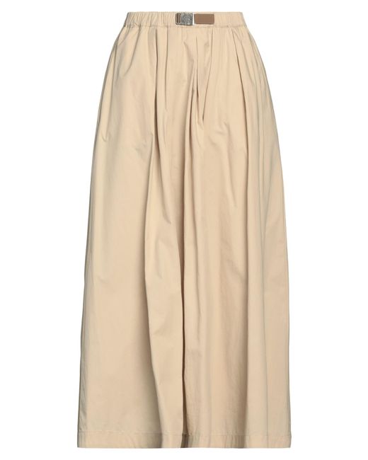 Brunello Cucinelli Natural Maxi Skirt