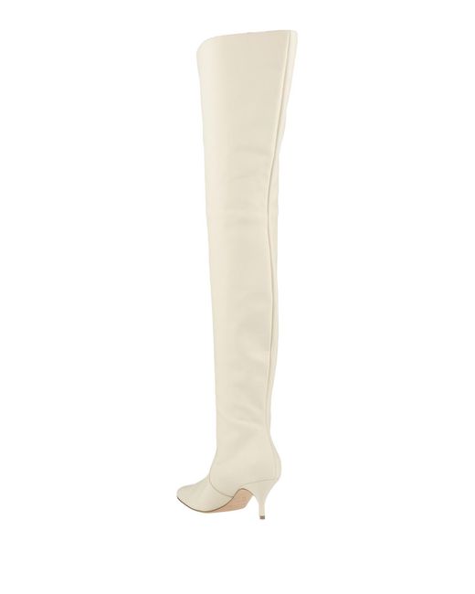 Magda Butrym White Boot Calfskin