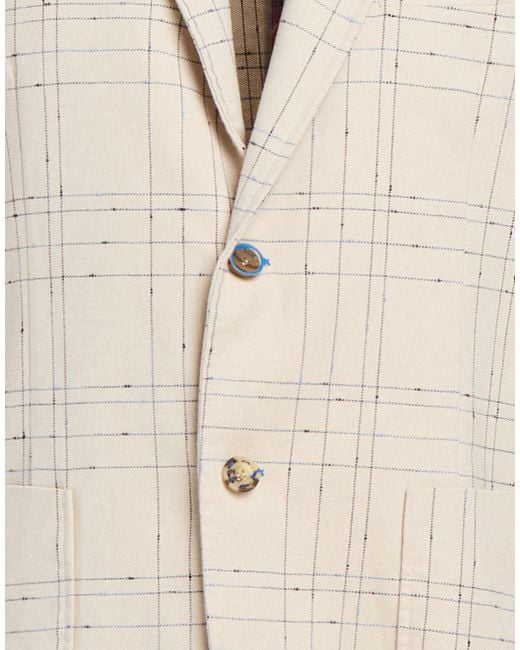 Bob Natural Blazer Cotton, Polyester, Polyamide for men