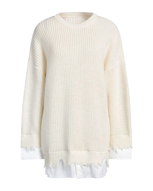 MM6 by Maison Martin Margiela White Jumper