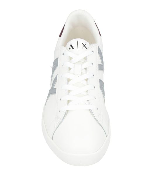 ARMANI EXCHANGE White Trainers for men
