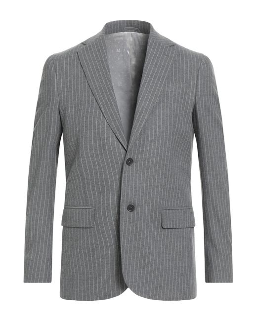 MARCIANO BY GUESS Gray Blazer Polyester, Viscose, Elastane for men