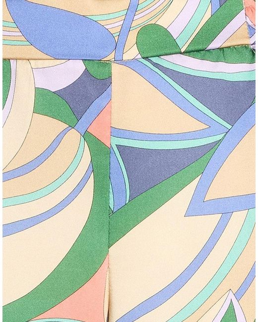 Seductive Green Pants Polyester