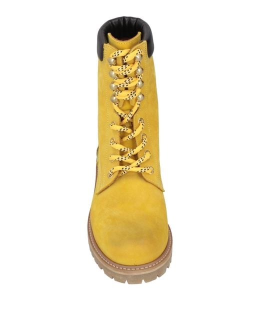Ennequadro Yellow Ankle Boots