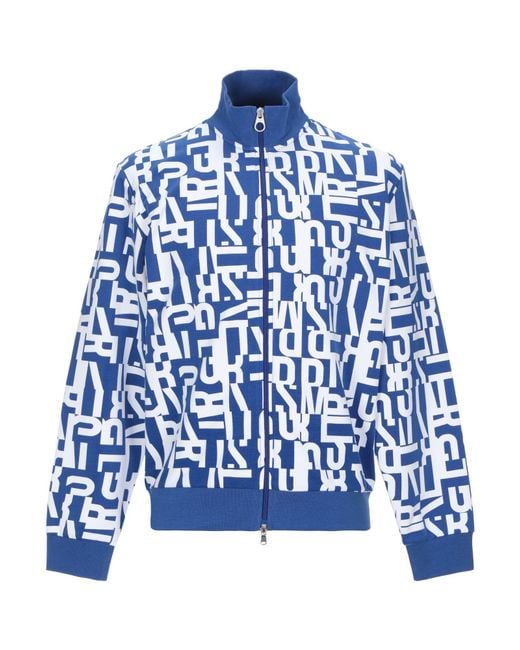 Bikkembergs Blue Sweatshirt Cotton, Elastane for men