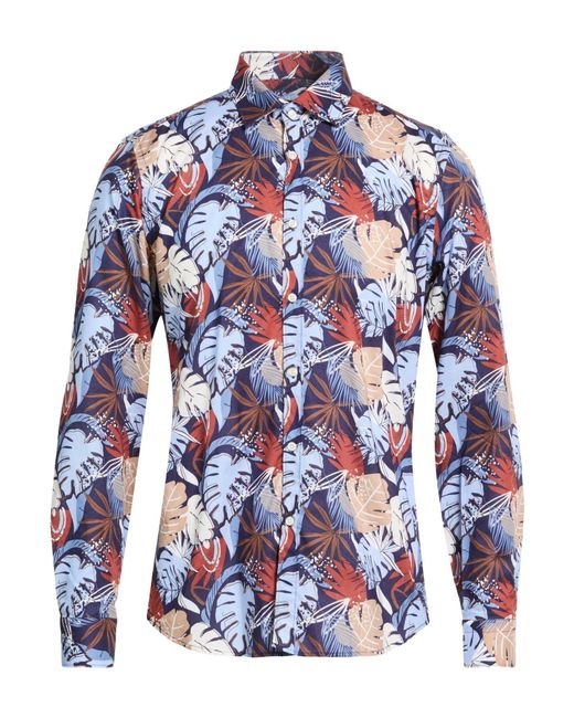 GMF 965 Blue Shirt Cotton for men