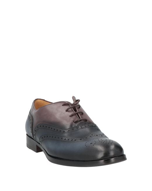 Testoni Gray Schnürschuh