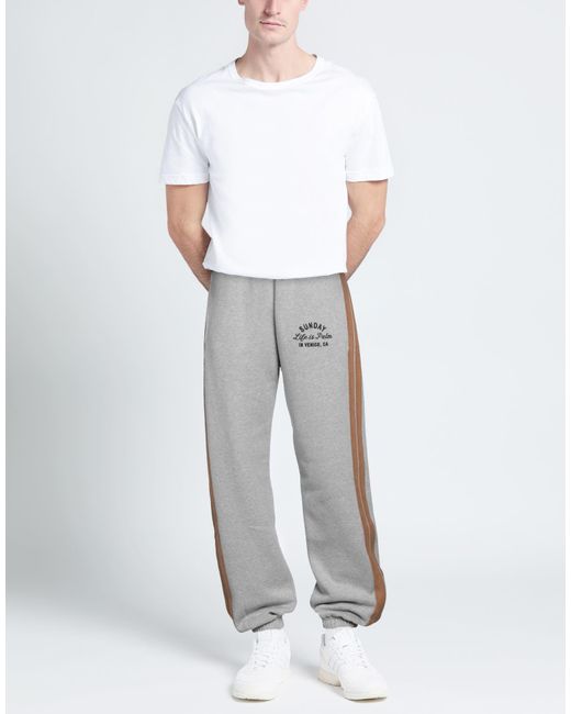 Palm Angels Gray Trouser for men